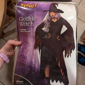 Spirit Halloween Gothic Witch Costume - Adult Small/Medium